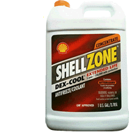 ShellZone DEX-Cool Extended Life Antifreeze and Summer Coolant
