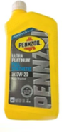 Pennzoil Ultra Platinum Full Synthetic Motor Oil